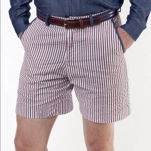 Anderson seersucker shorts.